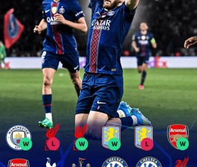 星空体育-所向披靡！巴黎最近12次对阵英超球队，战绩为9胜1平2负